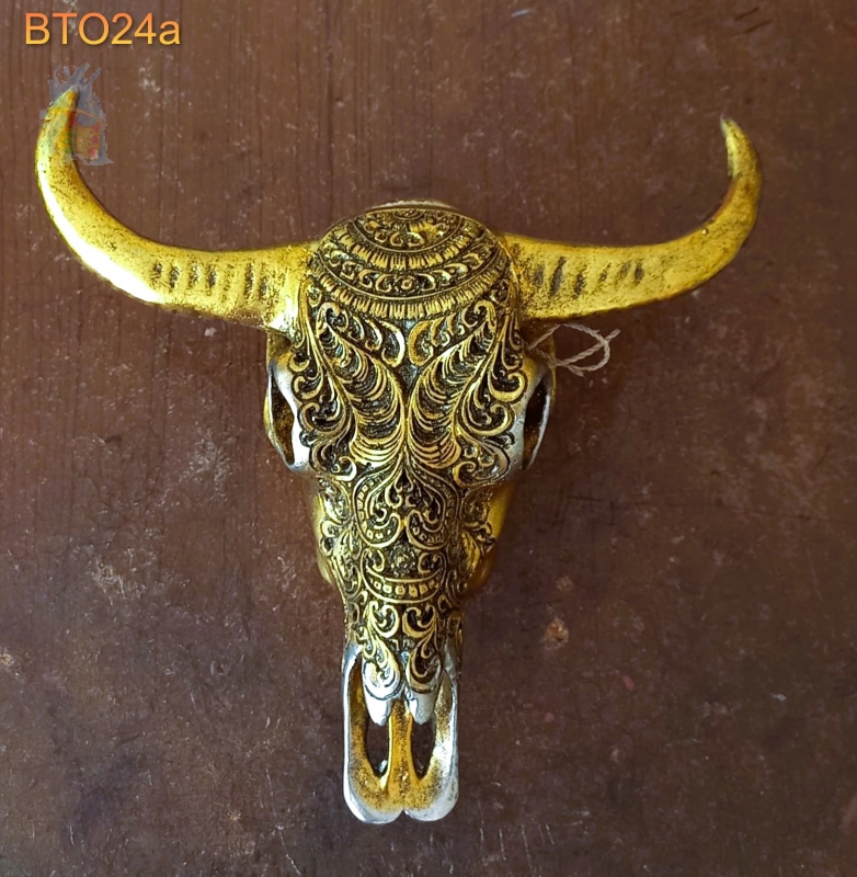 Resin Sculpture - Buffalo Totem